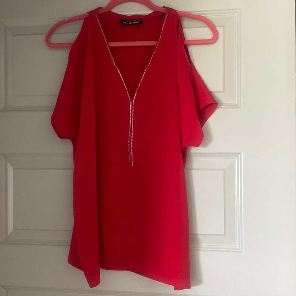 Kooples cold shoulder blouse